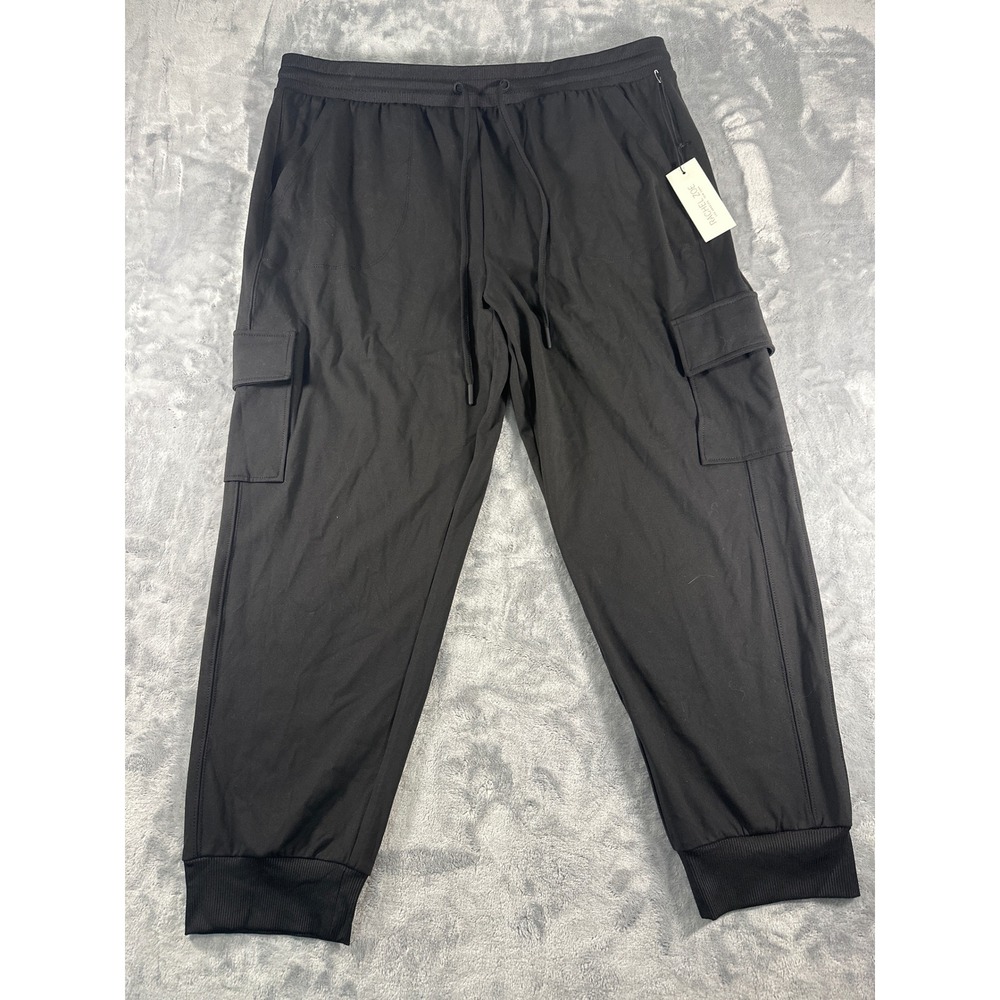Rachel Zoe Black Mid-Rise Jogger Cargo Pants‎ XXL New With Tags